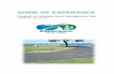 SHIRE OF ESPERANCE · The systematic allocation of the depreciable amount (service potential) of an asset over its useful life. Economic life See useful life definition. Expenditure