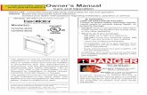 Owner’s Manual - Hearth N Home · 4 Heatilator • CD4236-MOD, CD4842-MOD Owner’s Manual • 2241-902 Rev. C • 11/15 B. Limited Lifetime Warranty X Molded refractory panels