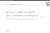 Combinatorial problems and Search - Monash Universityusers.monash.edu.au/~aldeidaa/FIT4012/Lectures/lecture1.pdf · Combinatorial problems and Search FIT4012 Advanced topics in computational