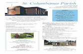 November 6, 2016 St. Columbanus Parish · Bingo will resume on Friday, November 18th RENEWING IN THE SPIRIT MINI RETREAT "Renewing in the Spirit" mini-retreat will be held on Saturday,