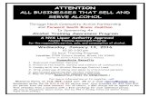 Alcohol Training Awareness Program - Bronx Mall · 2015-12-17 · Alcohol Training Awareness Program ATTENTION ALL BUISNESSES THAT SELL AND SERVE ALCOHOL Wednesday, January 13, 2016