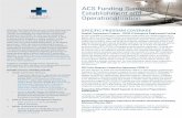 ACS Funding Summary: Establishment and Operationalization · 2020-05-15 · ACS Funding Summary: Establishment and Operationalization Alternate Care Sites (ACSs) are one of many Alternate
