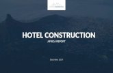 HOTEL CONSTRUCTION€¦ · VISION PRE-PLANNING PLANNING UNDER CONSTUCTION PRE-OPENING PHASE CONSTRUCTION The 269 hotel projects in the Africa region are separated in five different