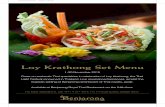 Loy Krathong Set Menu - Dusit Internationalenewsletter.dusit.com/dtdu/112015/Loy_Krathong_Set_Menu.pdf · 2015-11-06 · Feast on authentic Thai specialties in celebration of Loy
