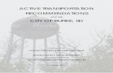 ACTIVE TRANSPORTATION RECOMMENDATIONS · active transportation . recommendations . for the . city of burke, sd . presented by the . landscape architecture program . at . south daktoa
