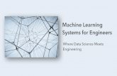 Machine Learning Systems for Engineers · • Complexity hidden from users. Metrics. A Few ML System Metrics • Data Distribution • Effectiveness in Market . ... • Need to capture