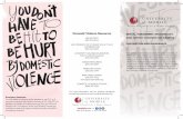 Domestic Violence Resources SEXUAL DATING VIOLENCE ON ... · sexual harassment, msnt an dating violence on campus prevention and awareness domestic violence resources um security
