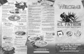 Mexican Restaurant - 4QFDJBMT -VODIelpatronbaldwin.com/images/togo.pdf · 2013-09-13 · Scrambled eggs with mexican sausage. WELCQME MEXICAN FOOD - BAR & GRILL Byog (f) 785594-0285