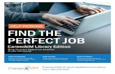 HELP PATRONS FIND THE PERFECT JOB - OCLC...FIND THE PERFECT JOB CareerAIM Library Edition Bring Canada’s biggest job database to your community CareerAIM Library Edition brings nearly