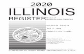 ILLINOIS€¦ · Certificate of Titles, Registration of Vehicles 92 Ill. Adm. Code 1010.....11750 Issuance of Licenses 92 Ill. Adm. Code 1030 ... Adm. Code 25.43 shall successfully