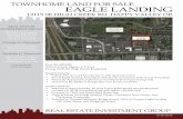 TOWNHOME LAND FOR SALE EAGLE LANDING · PAGE 4 INVESTMENT GROUP The information contained herein has been obtained from sources we deem reliable. e cannot, however, guarantee its