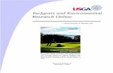 Turfgrass and Environmental Research Onlinetural systems with better stress tolerance and reduced water requirements and pesticide use. To address the USGA's first research goal, 33