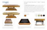 ATLAS FLEX-BLOCKTM SALT TABLE...Our exclusive Himalayan Salt Flex-Block bed allows spa guests to lie directly on a solid surface of salt. Unlike granular salt beds, the Atlas Salt