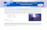Rous Public School Newsletter · TERM 3 Wed 29 Aug Rous vs Wooli PS Soccer X X Wed 29 Aug Kindy 2019 Information Evening X X Thur 30 Aug SCCSS Public Speaking X X Wed 5 Sept Kindy