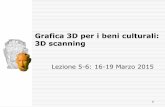 Grafica 3D per i beni culturali: 3D scanningvcg.isti.cnr.it/~dellepiane/05-06_3DScanning.pdf · A DIY scanner: you need a webcam and a laser line ... It is possible (in theory) to