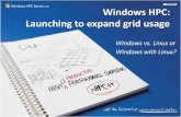 Windows HPC: Launching to expand grid usage · •HPC Profile Working Group (Started 2006) ... HPLinpack 1.0a -- High-Performance Linpack benchmark -- January 20, 2004 Written by
