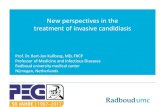 New perspectives in the treatment of invasive candidiasis€¦ · The IDSA (2009) favors an Echinocandin for patients with moderately severe to severe illness or patients who have