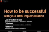 with your DMS implementation - Amazon Web Servicessymposiumau.s3.amazonaws.com/2012/Product Marketing... · Marketing Executives Intent: Stay on top of marketing techniques Intent:
