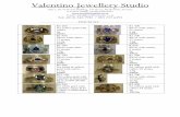 Valentino Jewellery Studio · Half eternity 9 stones 3.8g J0082 R 650 Silver with cubic 9 stones 4.4g J0083 R1 200 Silver with cubic 18 stones 4.4g J0073 R 18ct white gold with diamonds