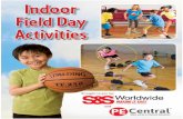 Indoor Field Day Activity Guide - S&S Worldwide · Indoor Field Day Activity Guide 11 Fit and Fun Obstacle Course Purpose of Activity: This is an indoor station (one of 9 total stations)