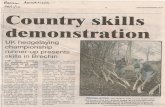 Tayside Biodiversity ·  Country skills demonstration UK hedgelaying championship runner-up presents skills in Brechin THE OLD tradition of hedgelaying, was