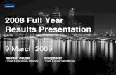 2008 Full Year Results Presentation - intertek.it · . Cautionary statement regarding forward- looking statements. This presentation contains certain forward- looking statements with