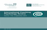International Coaching Psychology Revie · International Coaching Psychology Review (ICPR)is published in March and September. It is distributed free of charge to members of ... 223
