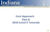 Cost Approach Part A 2019 Level II Tutorials · 2019-01-14 · Part A 2019 Level II Tutorials 1. Level II Prep Class •Material will cover: •Book 2 –Real Property Assessment