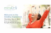 Welcome to the miraDry Experience - Forsyth Plastic …...Permanently reduce underarm sweat, odor, and hair1,2 FDA-cleared Immediate results As little as one treatment 1 Li et al.