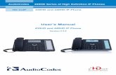 AudioCodes 400HD Series of High Definition IP Phones HD ...€¦ · AudioCodes 430HD and 440HD IP Phone are based on AudioCodes High Definition voice technology, providing clarity