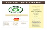 Haymarket Children’s Academy€¦ · It is a curriculum that consists of 6 literacies – areas of study – Social Literacy, Health Literacy, Environmental Literacy, Civic Literacy,