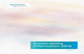 Sustainability Information 2016 · through Corporate Citizenship projects jointly with partners. own operations Society Economic: Indirect economic impacts Society: Local communities