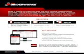 BENEFITS - mcaa.org · employees on our website, in custom hard copy binders or via our mobile app, SDS BinderWorks has you covered. The new SDS BinderWorks mobile app for iPhone,
