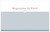 Regression In EXCEL. 17 Scatter Plot 500 700 900 1100 1300 1500 1700 1900 2100 2300 2500 500 700 900