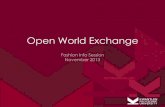 Open World Exchange Info Session... · Semester 1: late February – late May Semester 2: Mid July – Mid October • Accommodation RMIT Village – from $263/week (Australian Dollars)