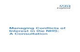 Managing Conflicts of Interest in the NHS: A ... - NHS England...NHS England Directors of Commissioning Operations, All NHS England Employees, Directors of HR, Directors of Finance,