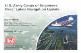 U.S. Army Corps of Engineers Great Lakes Navigation … · 2013-03-12 · Big Bay Grand Traverse Bay Keweenaw Waterway Knife River Duluth-Superior Bayfield La Pointe Port Wing WI