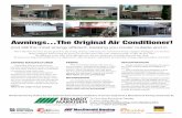 Awnings…The Original Air Conditioner! · ing remote control tubular motors for retractable awnings and exterior/interior shade products. Although there are many manufacturers of