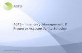 ASTS - Inventory Management & Property …...accessibility, and barcode scanning automation capabilities. In summary, ASTS is empowering RTC with efficient and powerful tools to manage