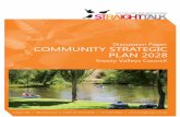 Discussion Paper COMMUNITY STRATEGIC PLAN 2028...Khancoban is central to some of mainland Australia’s best trout fishing waterways, and Khancoban Pondage is popular with both anglers