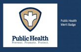 Public Health Merit Badge - twinbanks.org€¦ · Merit Badge . Public Health Merit Badge • Registered Environmental Health Specialist • Retired, Shelby County Health Department