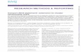 ResearchMethods&Reporting RESEARCHMETHODS&REPORTING · Consort2010statement:extensiontocluster randomisedtrials The Consolidated Standards of Reporting Trials (CONSORT) statement