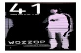 wozzop issue 41, Oct. 11, 2012We love hearing from you!! Editor: Daniel Jansson Graphic Designer: Dimitrios Ikonomou Contributors: Daniel Jansson, Ayse Gökce Bor, Dimitrios Ikonomou,