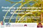 Predicting and responding to starry stonewort invasion in ... · Nick Phelps Luis Escobar. Potential distribution based on climate Escobar et al. 2016. Scientific Reports Nick Phelps
