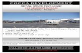 COCCA DEVELOPMENT - LoopNet · snow removal, lawn care, and parking lot maintenance. Tenant pays separately metered utilities for gas, electric, water, sewer, & trash removal. CALL