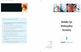 Diabetic Eye Screening - Health Intelligence€¦ · Diabetic Eye Screening Programmes from Health Intelligence Health Intelligence provides high quality, comprehensive DES services