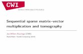 Sequential sparse matrix vector multiplication and tomography · Examples of such algorithms you are familiar with are the FFT, LU, and dense matrix matrix multiplication. ... BSP