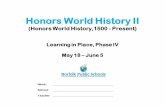 Honors World History II - Norfolk Public Schools...Honors World History II Learning in Place, Phase IV May 18-22 Task Text Write How do the IMF and WTO work together to promote economic