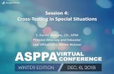 Session 4: Cross-Testing in Special Situationsasppavirtual.commpartners.com/files/2018/Session4.pdf · Session 4: Cross-Testing in Special Situations S. Derrin Watson, J.D., APM Pension