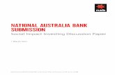 National Australia Bank - Submission to Social Impact ... · third social impact investment with the NSW Government referenced in this discussion paper, NAB is in a unique position